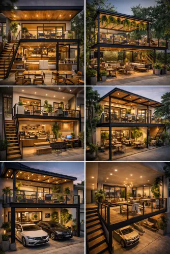 Mezannine Cafe Modern di Bsd